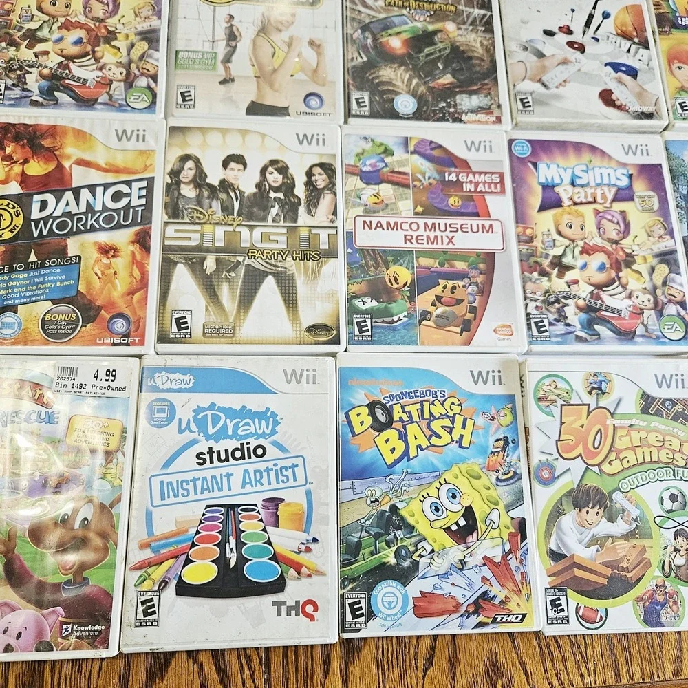 Nintendo Wii Games Lot Of 30 Games Something For Everyone Most Have Manuels